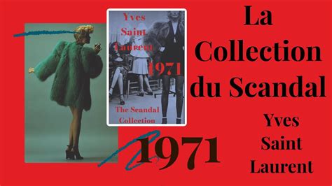 1971 yves saint laurent dress animal|ysl scandal collection 1971.